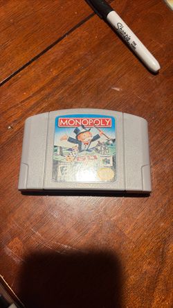 Monopoly Nintendo 64 game