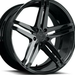 Set Of Rims With Tires