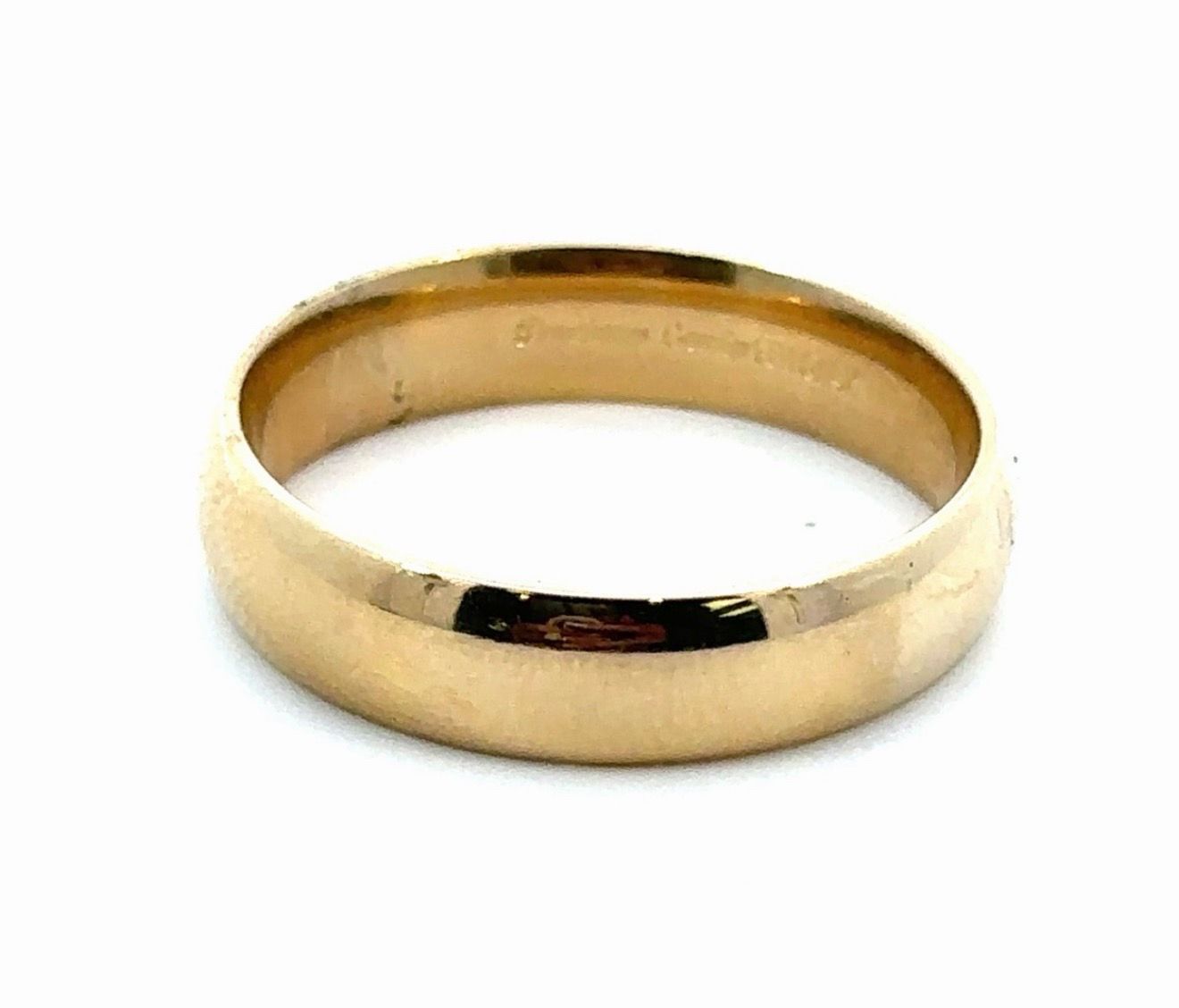 Men’s 14k Yellow Gold 6mm Wedding Band Ring Size 11.5 GP3117924