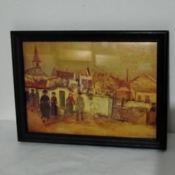 THE TOWN HALL WITH FLAG - MAURICE UTRILLO 7.5"×5" - A66