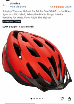 Schwinn Thrasher Adult Bike helmet 58-62 CM