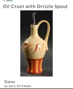 Gail Pittman Oil Cruet