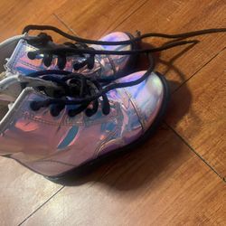 Iridescent Toddler Boots