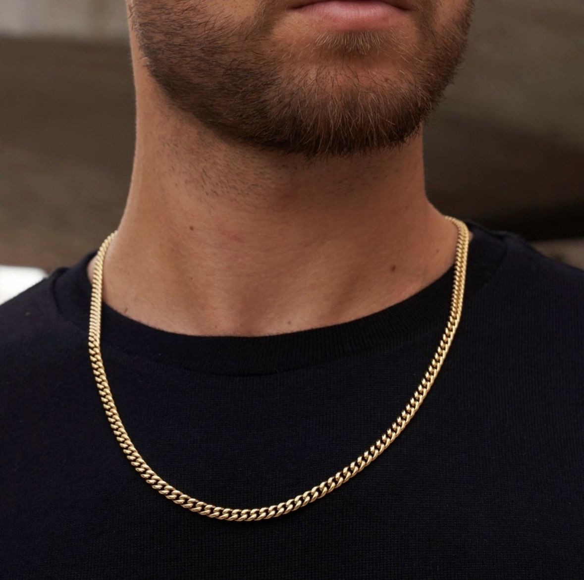 NEW‼️ GLD Cuban Link Chain Necklace in Yellow Gold 18” - 4mm