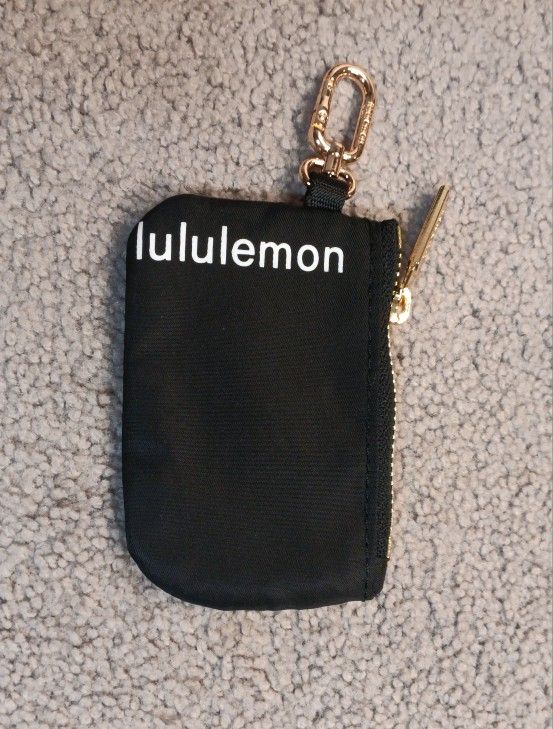 Lululemon Clip On Zipper Card Pouch