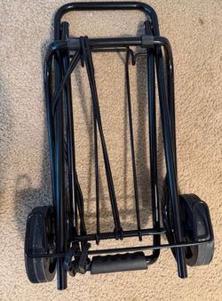 Metal folding luggage cart