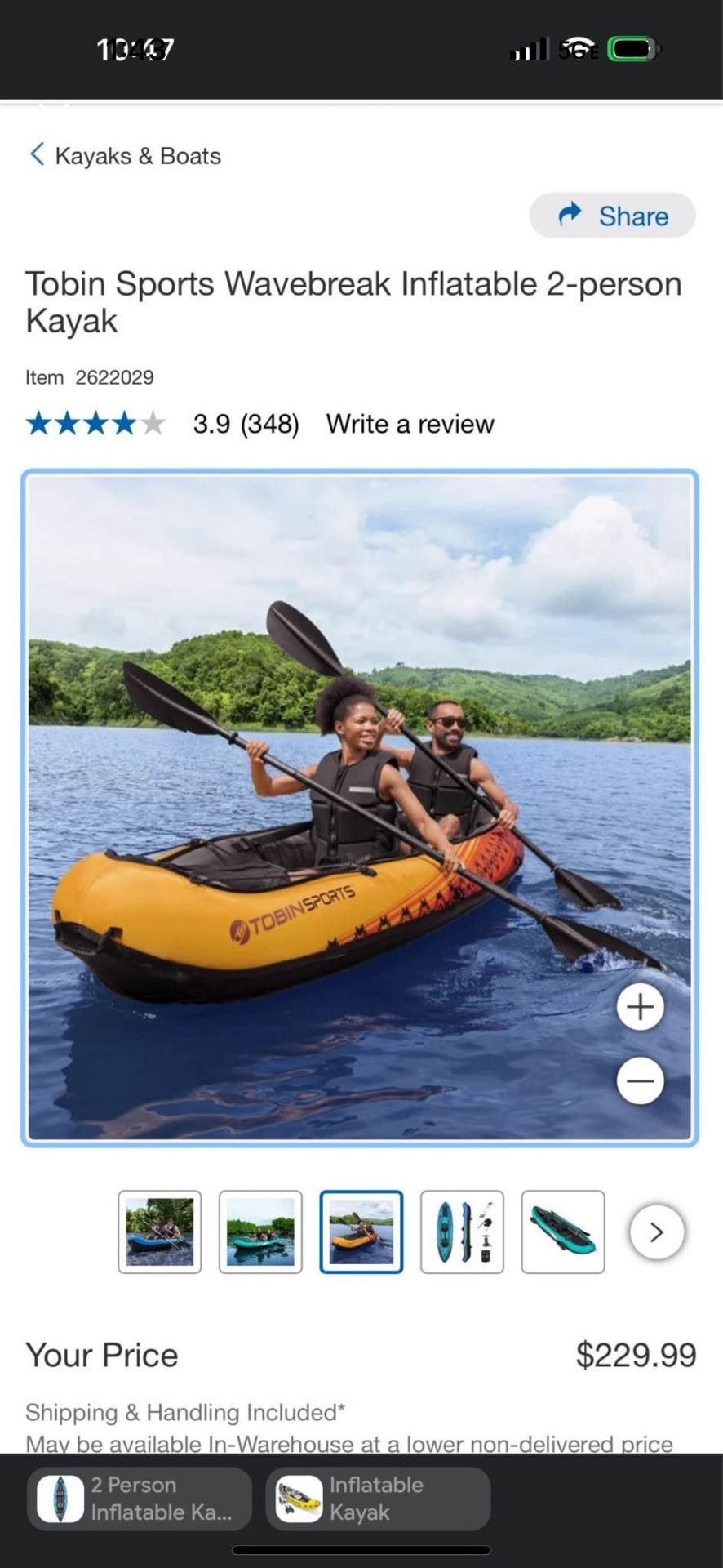 Inflatable Kayak