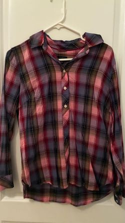Talbots Petite Medium Plaid Button-Down Shirt