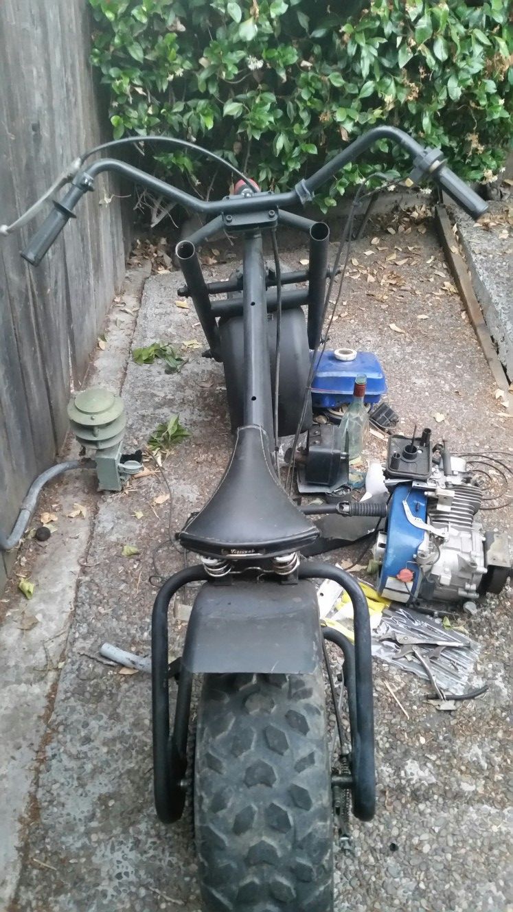 baja mini bike frame