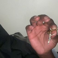 10k Gold Jesus Pendant 