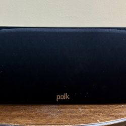 Polk Audio Monitor 15C Two-Way Center Channel Speaker (Single, Black) 