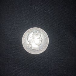 1916 Real Silver Quarter Dollar Mint D
