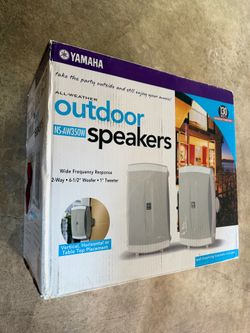 Yamaha - All weather, white, Outdoor speakers