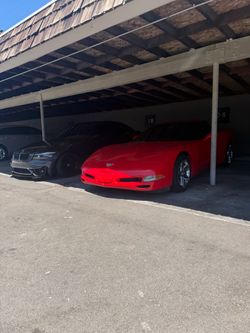 Red 2003 Chevrolet Corvette C5 Coupe (50th Anniversary Edition)
