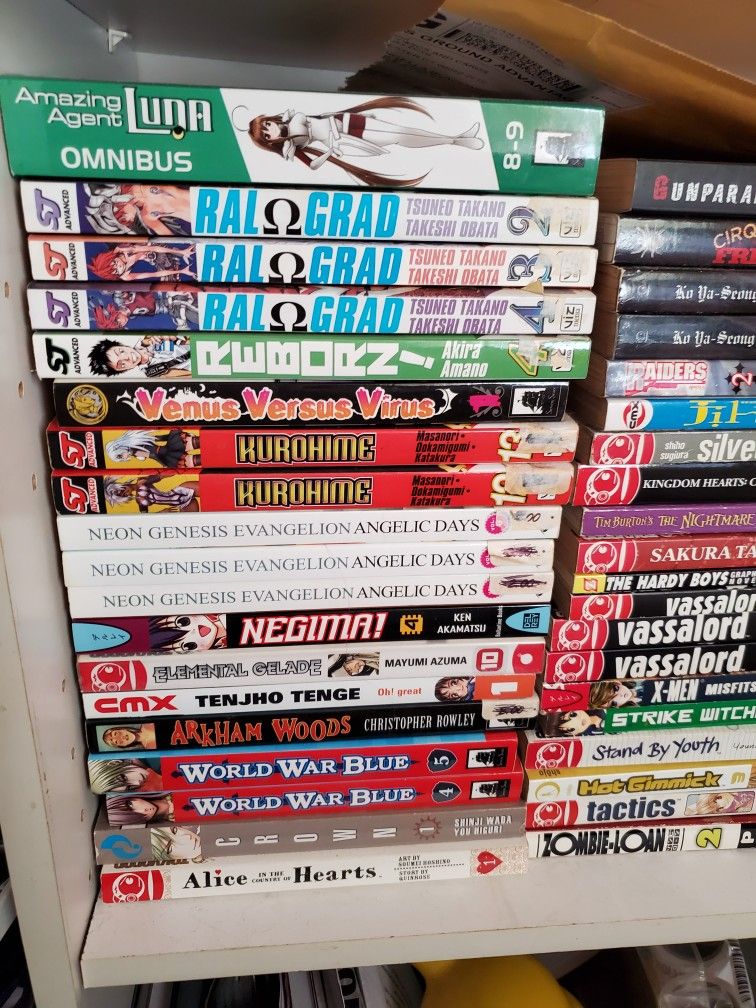 Manga Comic Books $2 Each