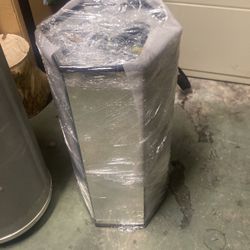 Six Sided  Mirror Little Side Table 