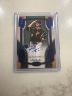 2026 Topps Tier One Bubba Chandler Break Out Blue 09/25 Rookie Auto SSP Pirates