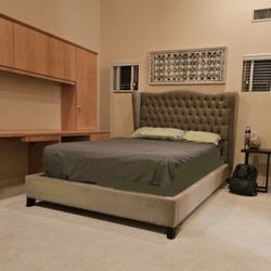 King Size Velour Bed