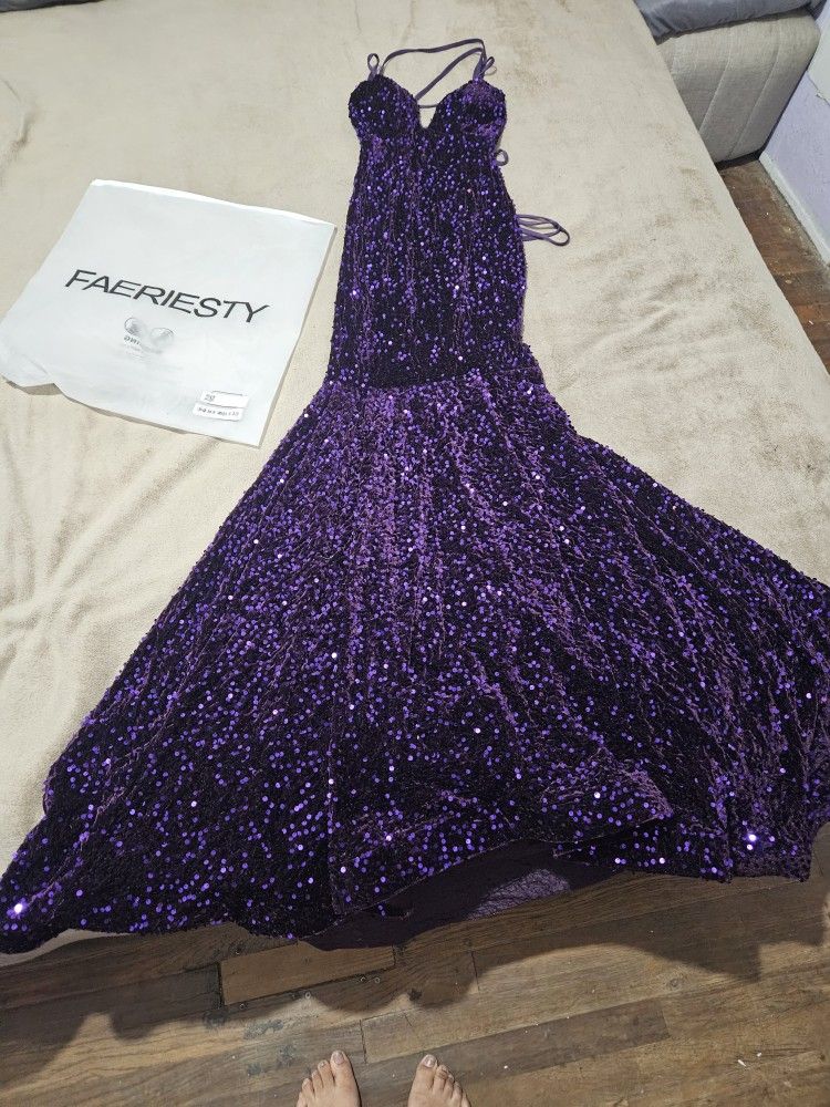 Sequin Dress: Purple, New Dress for Formal Party for Prom 