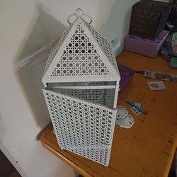 Partylite White Pierced Lantern