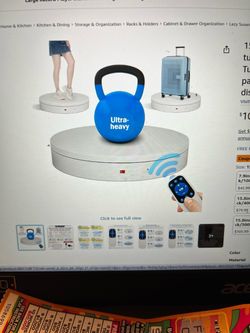 15.8 remote large rotating turntable
