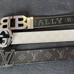 Bally Belt , Lui Belt, Gucci Belt