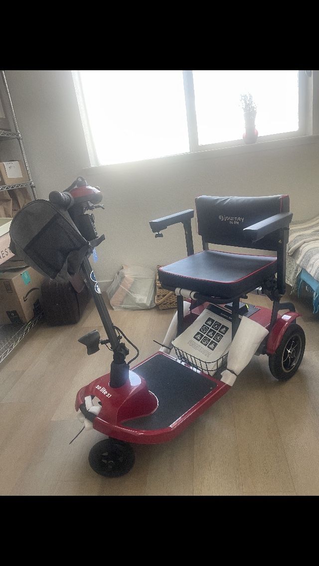 Folding Power Scooter So Lite S1, Red