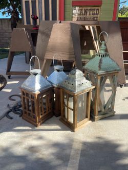 Western rustic lanterns