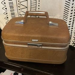 Vintage Samsonite Makeup Train Luggage Piece