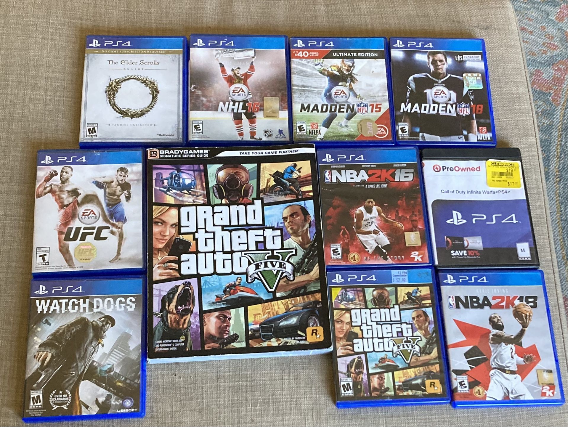 Playstation 4 Games (+ GTA 5 Guide)