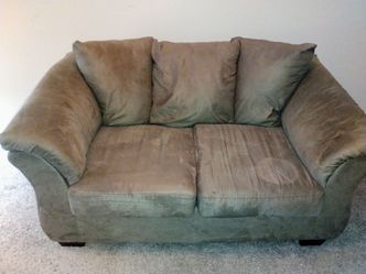 Brown Love Seat