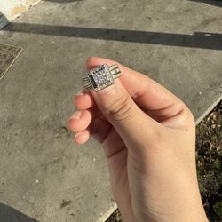 Gold Ring 10k  With Diamonds 