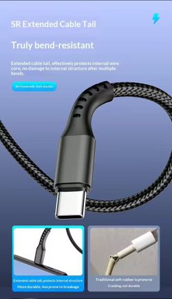 USB-A to USB-C charging cables bulk discount