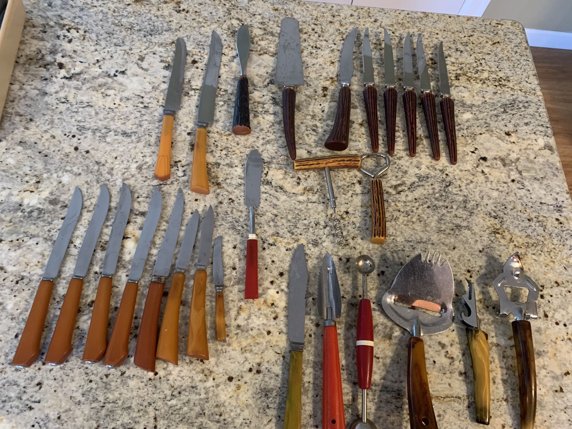 Vintage Bakeslight Silverware, And Utensils 26 Pieces