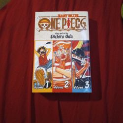 One Piece Volumes 1-3