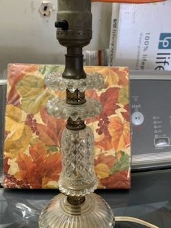 Vintage Glass Lamp
