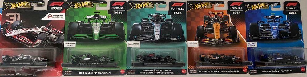 F1 HOTWHEELS BUNDLE