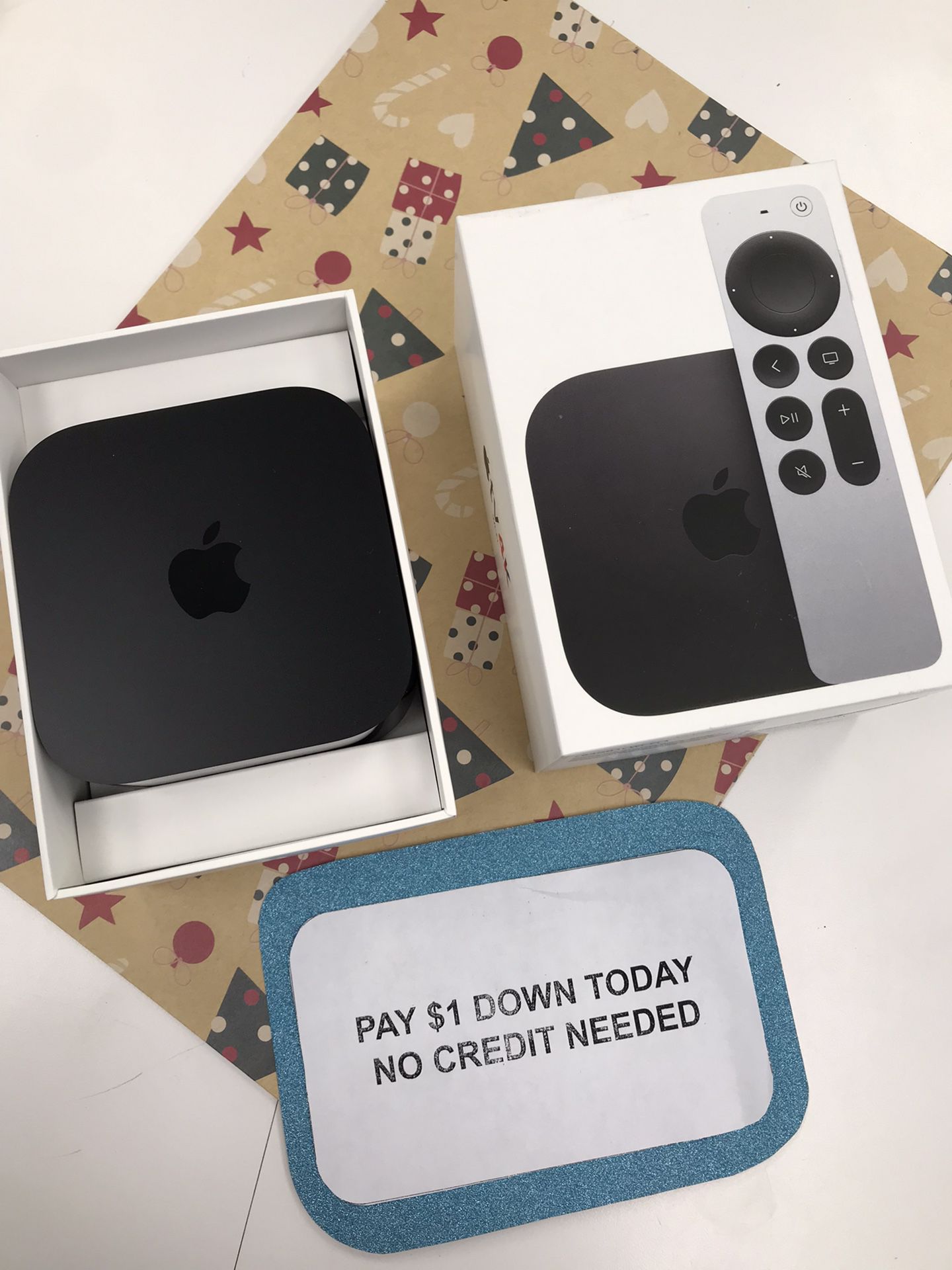 Apple TV 4K 3RD Generation Open Box Like New - Pay $1 Today to Take it Home and Pay the Rest Later!