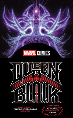 Queen In Black #1 True Believers 20 Bag Display Box