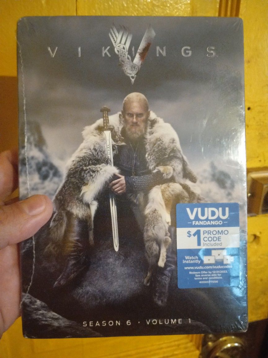 Vikings Season 6 Volume 1 DVD with Slipcover, Brand New