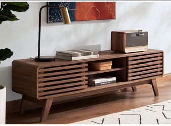59" Mid-century Modern Entertainment Stand