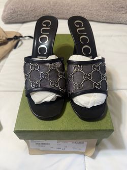 Gucci Rhinestone Heels