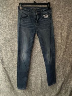 American Eagle light blue Stretch Jeggings.  0 Short
