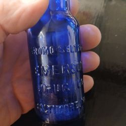 Antique Bromo Seltzer Medicine Jar