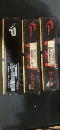 12GB DDR4 Desktop RAM Bundle – G.SKILL Aegis + Patriot – $40 OBO