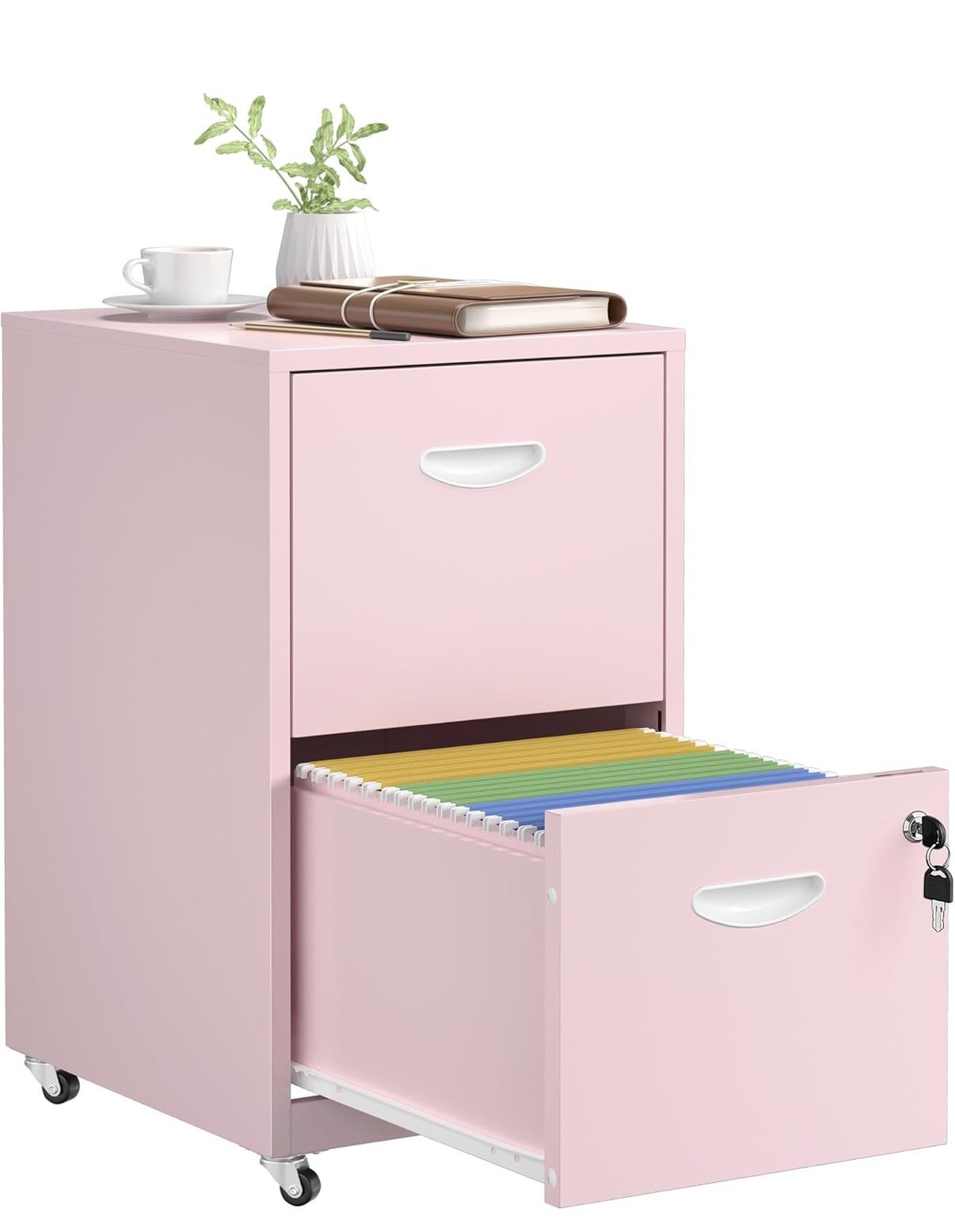 Pink File Cabinet 