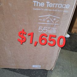 SAMSUNG 55"INCH QLED 4K THE TERRANCE OUTDOOR TV LST7D