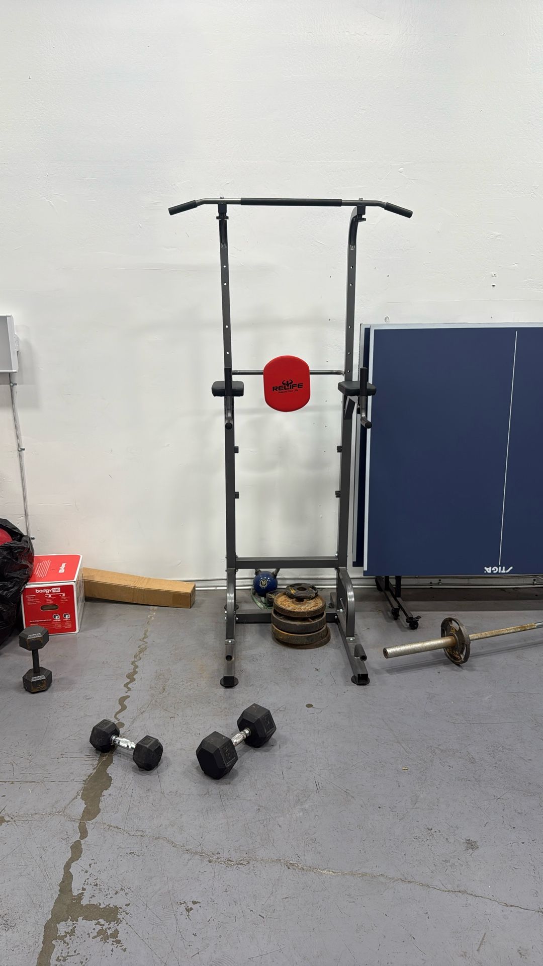 Pull Up Bar/ Punching Bag