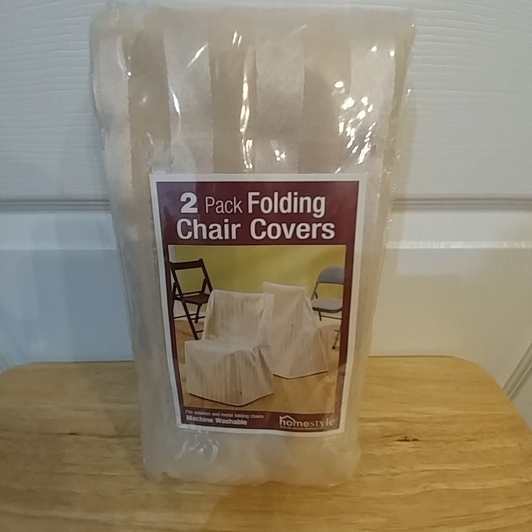 Home Style SureFit Folding Chair Covers 4 (2 Pack)