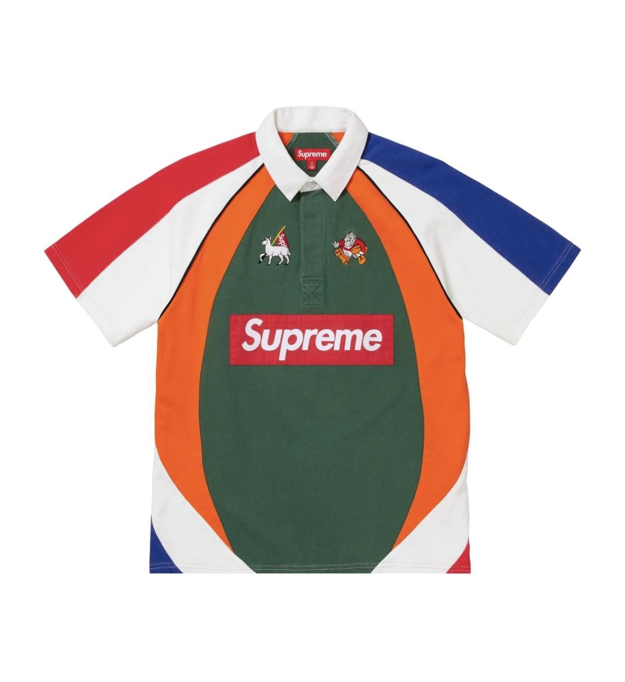 Supreme S/S Rugby Multicolor Size Large